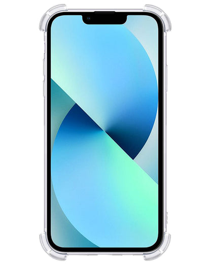 Forterra iPhone 13 Pro Hoesje Kaarthouder Backcover Shockproof - Transparant