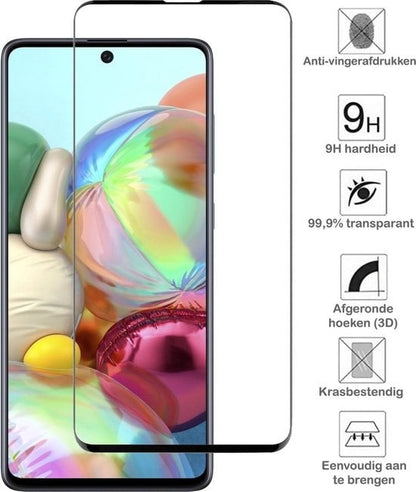 Forterra Samsung A71 Screenprotector Gehard Glas - Full Screen