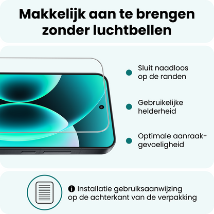 Forterra Xiaomi 17 Screenprotector Gehard Glas - Anti-kras