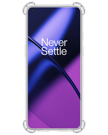 Forterra OnePlus 11 Hoesje Shockproof Backcover Siliconen - Transparant