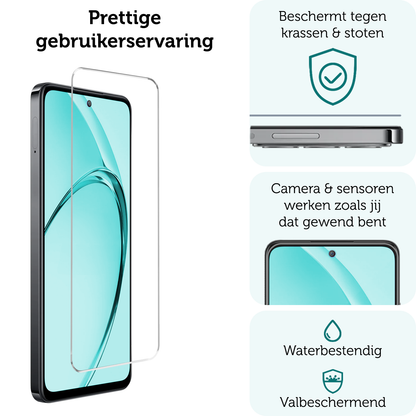 Forterra OPPO A80 Screenprotector Gehard Glas - Anti-kras