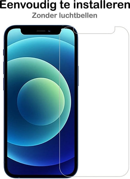 Forterra iPhone 12 Screenprotector Gehard Glas - Anti-kras