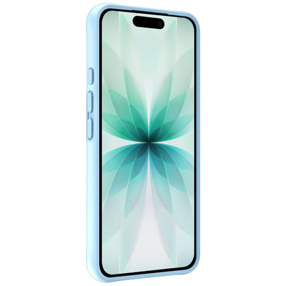 Forterra iPhone 17 Hoesje Siliconen Backcover Lichtgewicht - Lichtblauw