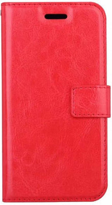 Forterra iPhone Xs Hoesje Bookcase Cover met Kaarthouder - Rood