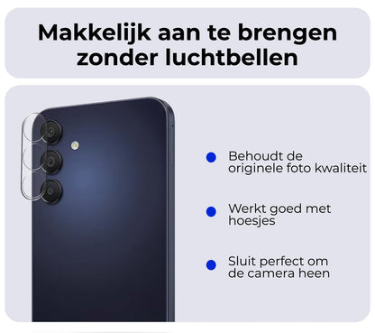 Forterra Samsung A55 Camera Screenprotector Gehard Glas