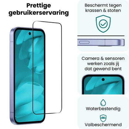Forterra Google Pixel 9a Screenprotector Gehard Glas - Full Screen
