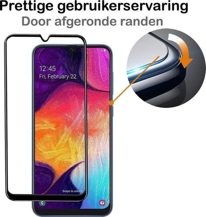 Forterra Samsung A20e Screenprotector Gehard Glas - Full Screen