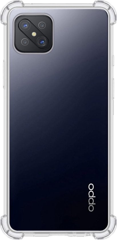 Forterra OPPO Reno4 Z 5G Hoesje Shockproof Backcover Siliconen - Transparant