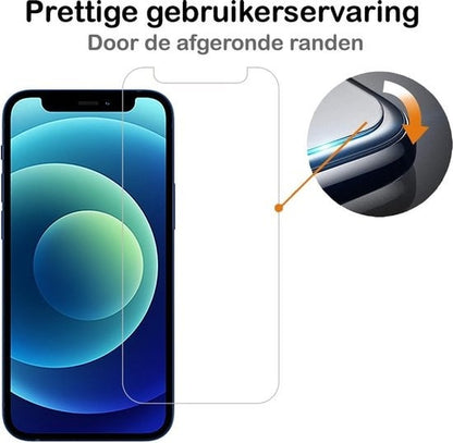 Forterra iPhone 12 Mini Screenprotector Gehard Glas - Anti-kras