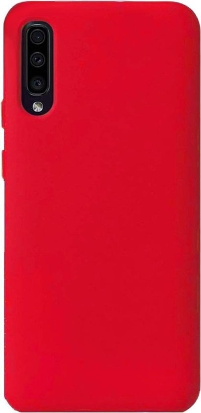 Forterra Samsung Galaxy A50 Hoesje Siliconen Backcover Lichtgewicht - Rood
