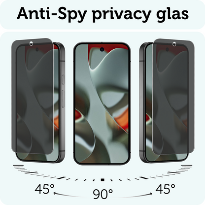 Forterra Google Pixel 10 Pro XL Screenprotector Gehard Glas - Privacy