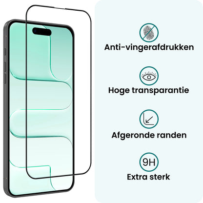 Forterra iPhone Air Screenprotector Gehard Glas met Installatieframe