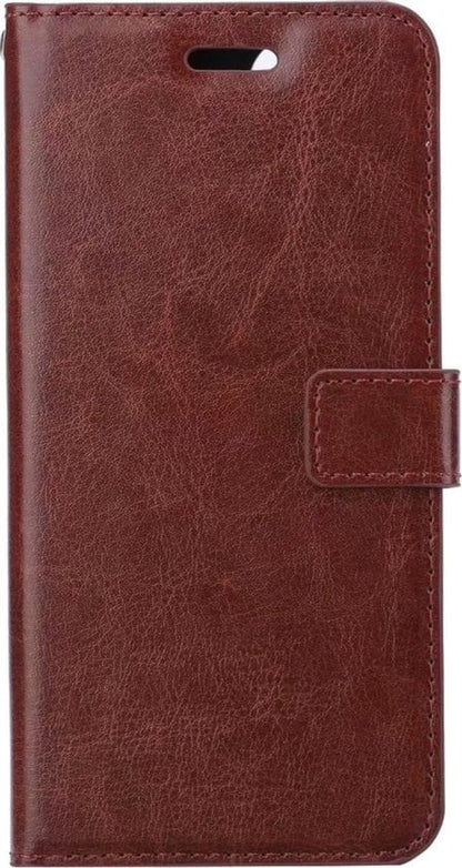 Forterra Samsung S21 Ultra Hoesje Bookcase Cover met Kaarthouder - Bruin