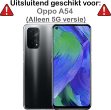 Forterra OPPO A54 5G Hoesje Siliconen Backcover Lichtgewicht - Transparant