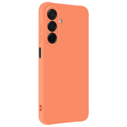 Forterra Samsung A17 Hoesje Siliconen Backcover Lichtgewicht - Perzik