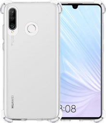 Forterra Huawei P30 Lite Hoesje Shockproof Backcover Siliconen - Transparant