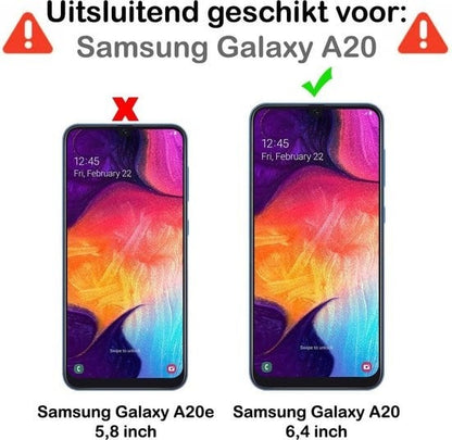 Forterra Samsung A20 Screenprotector Gehard Glas - Full Screen