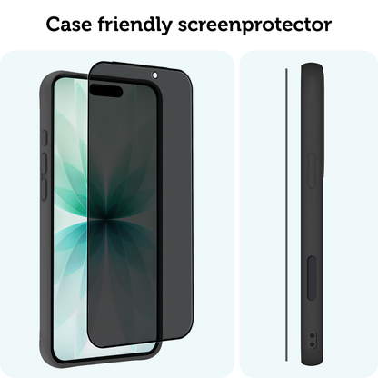Forterra iPhone 17 Screenprotector Gehard Glas - Privacy