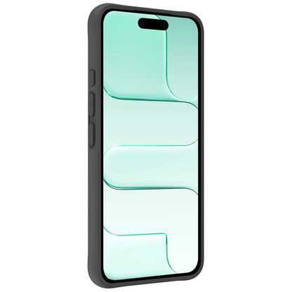 Forterra iPhone Air Hoesje Siliconen Backcover Lichtgewicht - Zwart