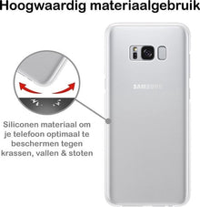 Forterra Samsung S8 Hoesje Siliconen Backcover Lichtgewicht - Transparant