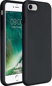 Forterra iPhone 7 Hoesje Siliconen Backcover Lichtgewicht - Zwart