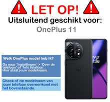 Forterra OnePlus 11 Hoesje Siliconen Backcover Lichtgewicht - Transparant