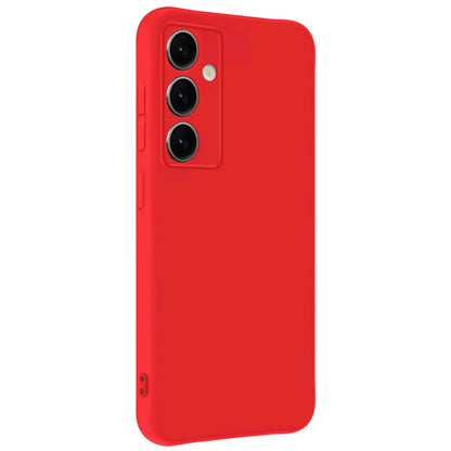 Forterra Samsung S25 Plus Hoesje Siliconen Backcover Lichtgewicht - Rood