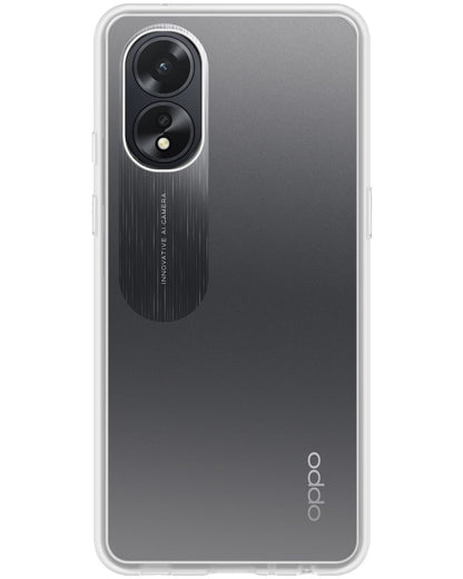 Forterra OPPO A38 Hoesje Siliconen Backcover Lichtgewicht - Transparant