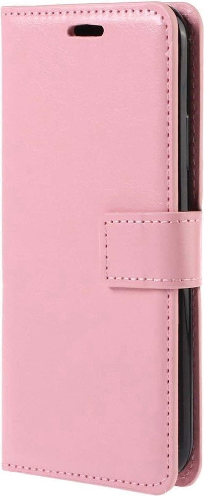 Forterra Samsung A72 5G Hoesje Bookcase Cover met Kaarthouder - Lichtroze