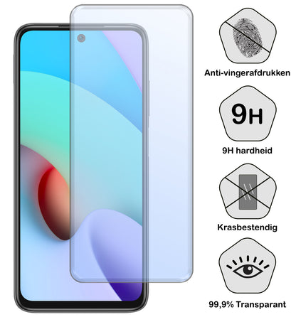 Forterra Xiaomi Redmi 10 2022 Screenprotector Gehard Glas - Anti-kras