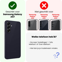 Forterra Samsung A57 Screenprotector Gehard Glas - Privacy