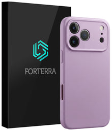 Forterra iPhone 18 Pro Max Hoesje Siliconen Backcover Lichtgewicht - Lila
