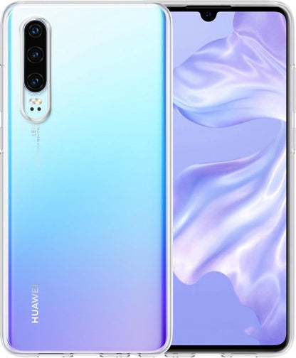Forterra Huawei P30 Hoesje Siliconen Backcover Lichtgewicht - Transparant