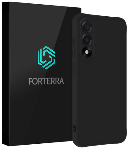 Forterra OnePlus Nord 5 Hoesje Siliconen Backcover Lichtgewicht - Zwart