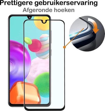 Forterra Samsung A41 Screenprotector Gehard Glas - Full Screen