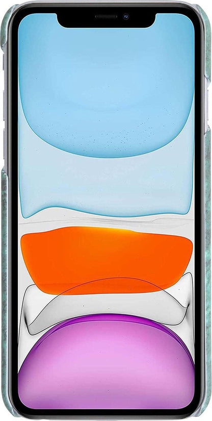 Forterra iPhone 11 Pro Hoesje Marmer Hard Case Cover - Groen