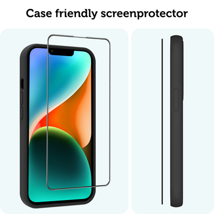 Forterra iPhone 14 Pro Screenprotector Flexibel Glas met Installatieframe