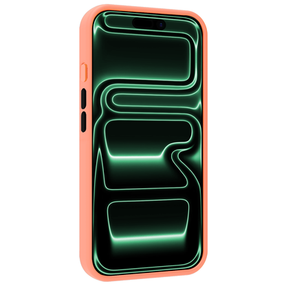 Forterra iPhone 17 Pro Hoesje Geschikt voor Magsafe Backcover Shockproof - Perzik