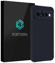 Forterra Google Pixel 11 Hoesje Siliconen Backcover Lichtgewicht - Donkerblauw
