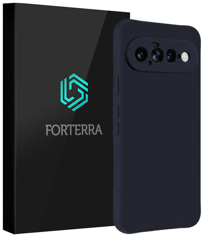 Forterra Google Pixel 11 Hoesje Siliconen Backcover Lichtgewicht - Donkerblauw