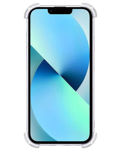 Forterra iPhone 14 Plus Hoesje Kaarthouder Backcover Shockproof - Transparant