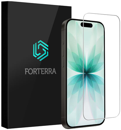 Forterra iPhone 17 Screenprotector Gehard Glas - Volledige dekking