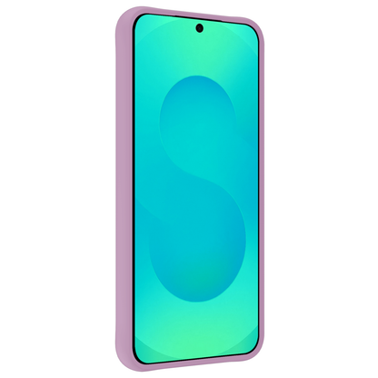 Forterra Samsung S25 Edge Hoesje Siliconen Backcover Lichtgewicht - Lila