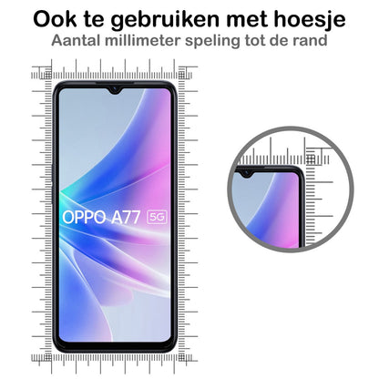 Forterra OPPO A77 Screenprotector Gehard Glas - Full Screen