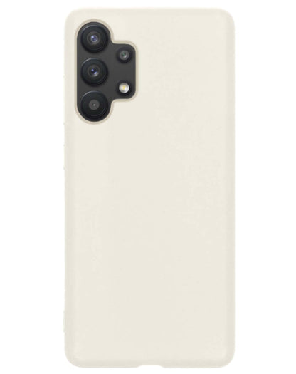 Forterra Samsung A13 4G Hoesje Siliconen Backcover Lichtgewicht - Wit
