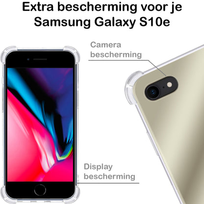 Forterra iPhone SE 2022 Hoesje Shockproof Backcover Siliconen - Goud