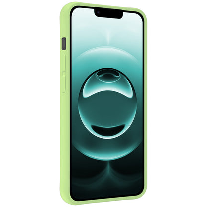 Forterra iPhone 16e Hoesje Siliconen Backcover Lichtgewicht - Groen