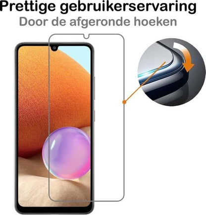 Forterra Samsung A32 5G Screenprotector Gehard Glas - Anti-kras