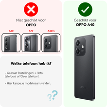 Forterra OPPO A40 Screenprotector Gehard Glas - Anti-kras
