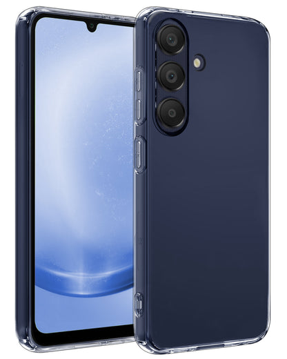 Forterra Samsung A25 Hoesje Siliconen Backcover Lichtgewicht - Transparant